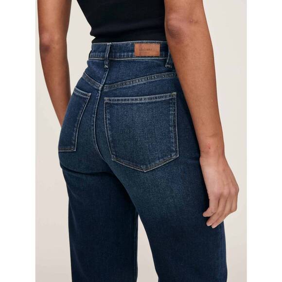 NEW DL1961 - WOMEN'S karmine refined wide leg jeans in blue - Picture 6 of 6
